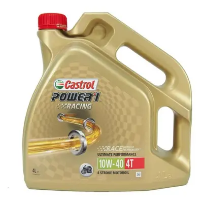 CASTROL POWER 1 závodní 4T 10W40 4L 100% syntetic (15046C) (CASTROL POWER 1 závodní 4T 10W40 4L 