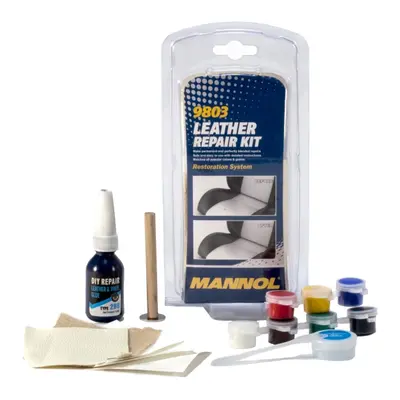 MANNOL LEATHER REPAIR KIT sada na opravu koženého sedla (9803) (72) (MANNOL LEATHER REPAIR KIT s