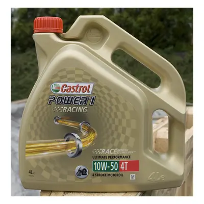 CASTROL POWER 1 závodní 4T 10W50 4L 100% syntetic (15048E) (CASTROL POWER 1 závodní 4T 10W50 4L 