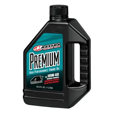 MAXIMA závodní OILS motorový olej minerální PREMIUM 10W40 1 LITR (12) (AKC) (MAXIMA závodní OILS