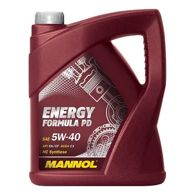 MANNOL motorový olej automobilový 5W40 ENERGY FORMULA PD 5 litrů (7913) (syntetický) (MANNOL mot