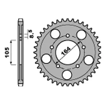 Rozeta PBR 4557 46 C45 (STD.-1) (PBR rozeta 4557 46 C45 (STD.-1))