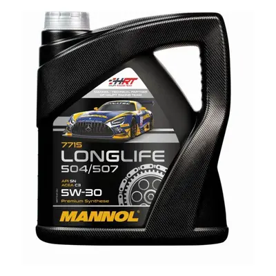 MANNOL motorový olej automobilový 5W30 LONGLIFE 504/507 O.E.M. FOR VW, AU 4 litry (7715) (syntet