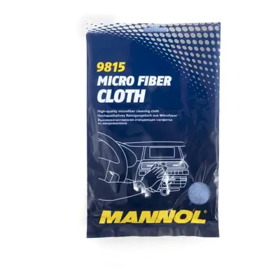 MANNOL MICROFIBER CLOTH - utěrka z mikrovlákna (mokré a suché čištění) doporučeno pro lak (9815)