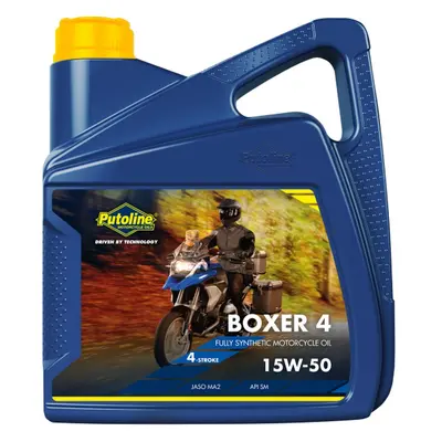 PUTOLINE motorový olej 4T BOXER 4 15W50 4L (AKC) (PUTOLINE motorový olej 4T BOXER 4 15W50 4L (AK