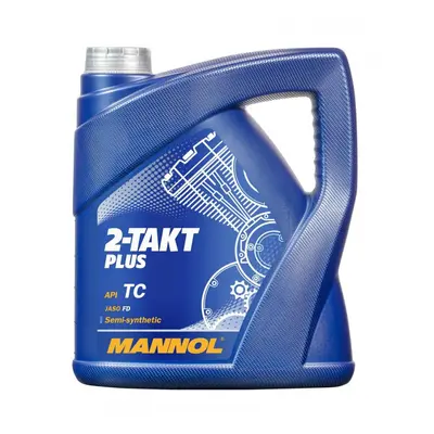 MANNOL směsný olej 2T PLUS 4L (7204) polosyntetické (4) (MANNOL směsný olej 2T PLUS 4L (7204) po