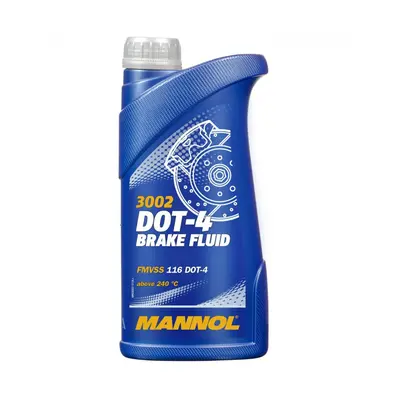 MANNOL BRAKE FLUID doT-4 1L - brzdová kapalina (3002) (MANNOL BRAKE FLUID doT-4 1L - brzdová kap