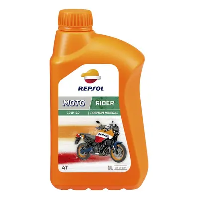 REPSOL motorový olej 4T MOTO RIDER 10W40 1L MA2 minerální (12) - nahrazený RPP2130MHC - prodej (