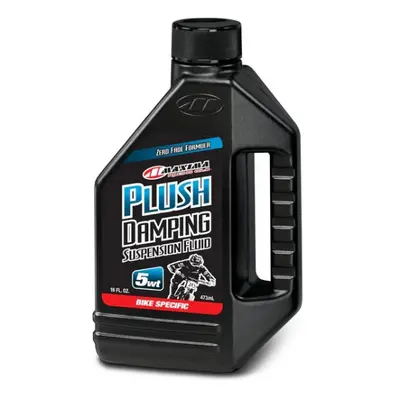 MAXIMA závodní OILS olej do tlumičů cyklistických PLUSH DAMPING SUSPENSION FLUID 5 WT 473 ML (12