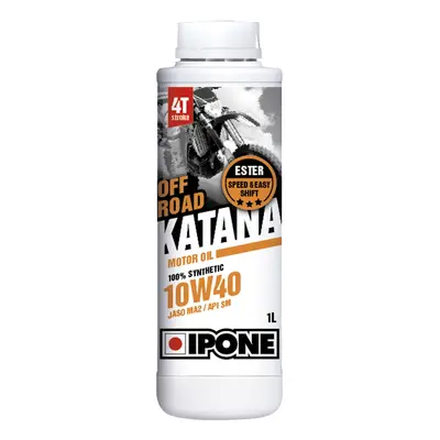 IPONE KATANA OFF ROAD 10W40 motorový olej 100% syntetic 1L (ESTER, MA2) (AKC) (15) (IPONE KATANA