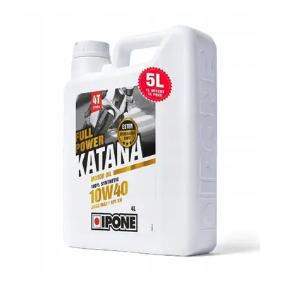 IPONE FULL POWER KATANA 10W40 motorový olej 100 % syntetic 5L (ESTER MA2) 4+1 (AKC) (4) (IPONE F