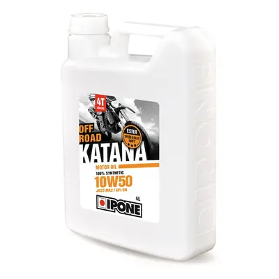 IPONE KATANA OFF ROAD 10W50 motorový olej 100% syntetic 4L (ESTER, MA2) (AKC) (6) (IPONE KATANA 