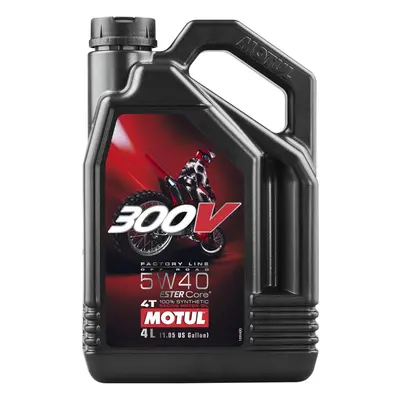 MOTUL motorový olej 300V 4T FL OFF ROAD 5W40 4L (syntetický) (MOTUL motorový olej 300V 4T FL OFF