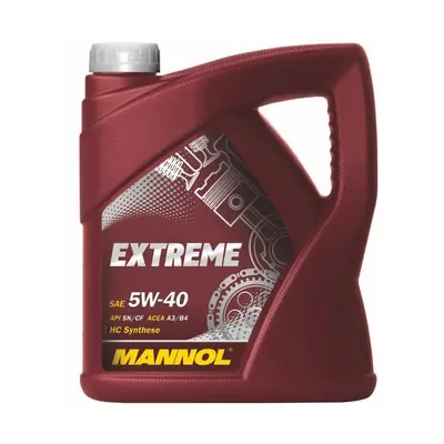 MANNOL motorový olej automobilový 5W40 EXtremE 4 litry (7915) (syntetický) (MANNOL motorový olej