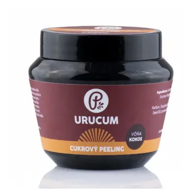 URUCUM - cukrový tělový peeling 150 ml Vůně: Kokos