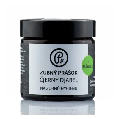 PANAKEIA Zubní prášek - ČERNÝ ĎÁBEL s rašelinou 60 ml