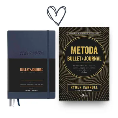 Metoda BulletJournal [balíček se zápisníkem, modrý]