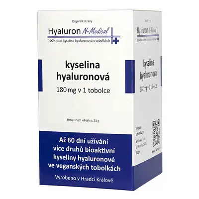 Hyaluron N-Medical 100% kyselina hyaluronová - tobolky Balení: 30 tobolek