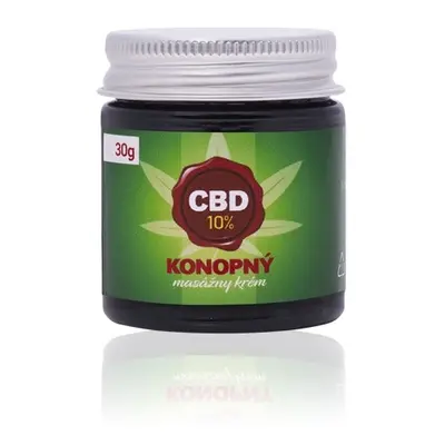 Trávniček 10 % CBD - Konopný masážní krém