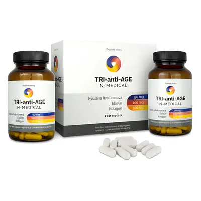 Hyaluron N-Medical N-Medical TRI-anti-AGE Balení: 200 tobolek