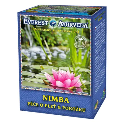 Everest Ayurveda NIMBA himalájský bylinný čaj účinný na regeneraci pokožky zvaný čistič krve 100