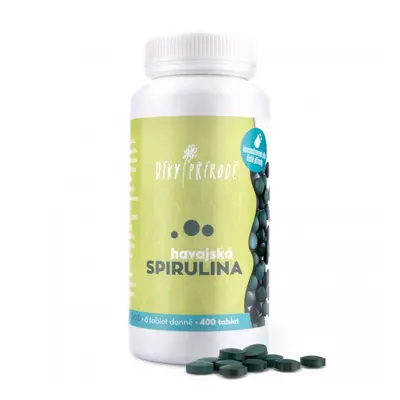 DÍKY PŘÍRODĚ Havajská spirulina Balení: 400 tobolek