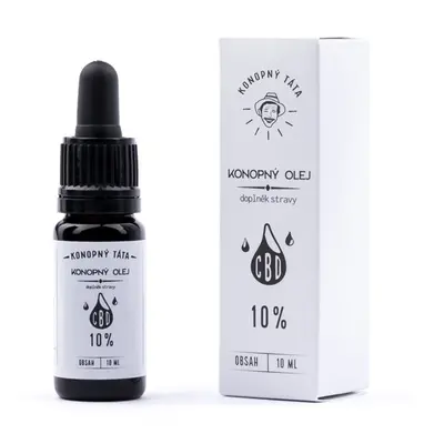 Konopný Táta CBD Konopný olej 10% 10 ml