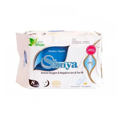 SHUYA HEALTH - HYGIENICKÉ VLOŽKY Množství: noční 8 kusů