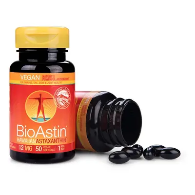 Nutrex Hawaii BioAstin Havajský astaxanthin Vegan Balení: 12 mg astaxanthinu / 50 kapslí