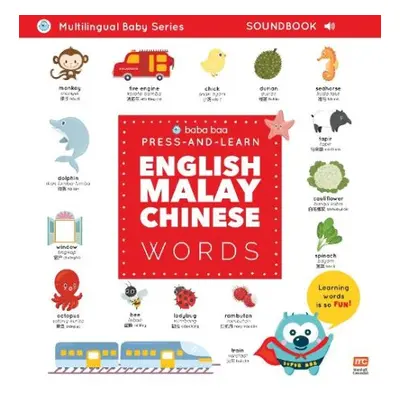 Press-and-Learn English Malay Chinese Words Sound Book