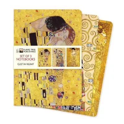 Gustav Klimt Set of 3 Standard Notebooks