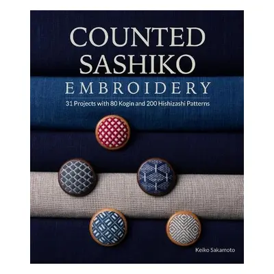 Counted Sashiko Embroidery - Sakamoto, Keiko