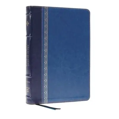 NRSVCE, Great Quotes Catholic Bible, Leathersoft, Blue, Comfort Print - Catholic Bible Press