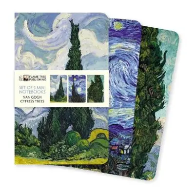 Vincent van Gogh: Cypresses Set of 3 Mini Notebooks