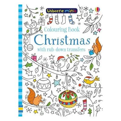 Colouring Book Christmas with rub-down transfers - Robson, Kirsteen