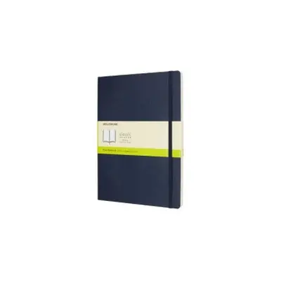 Moleskine Sapphire Blue Extra Large Plain Notebook Soft