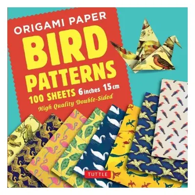 Origami Paper 100 sheets Bird Patterns 6" (15 cm)