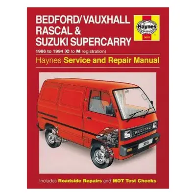 Bedford/Vauxhall Rascal a Suzuki Supercarry (86 - Oct 94) Haynes Repair Manual - Haynes Publishi