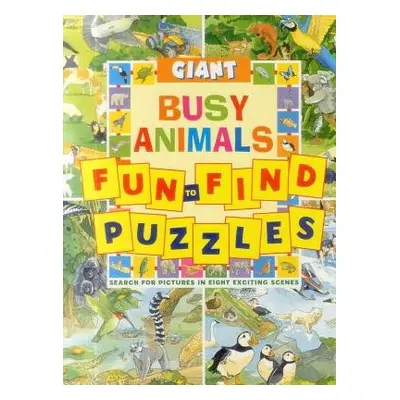 Giant Fun to find Puzzles Busy Animals - Rutherford, Peter