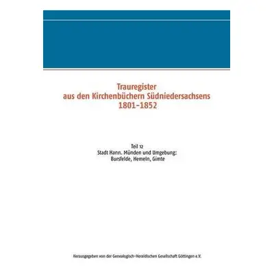 Trauregister aus den Kirchenbuchern Sudniedersachsens 1801-1852