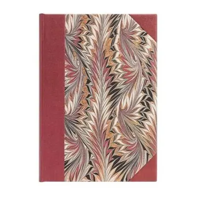 Rubedo (Cockerell Marbled Paper) Midi Unlined Hardcover Journal - Paperblanks