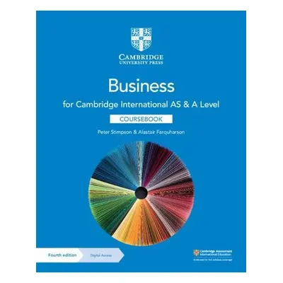 Cambridge International AS a A Level Business Coursebook with Digital Access (2 Years) - Stimpso