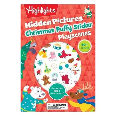 Christmas Hidden Pictures Puffy Sticker Playscenes