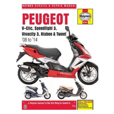 Peugeot V-Clic, Speedfight 3, Vivacity 3, Kisbee a Tweet (08 To 14) - Mather, Phil