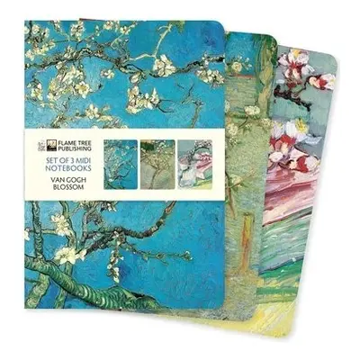 Vincent van Gogh: Blossom Set of 3 Midi Notebooks