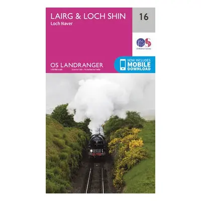 Lairg a Loch Shin, Loch Naver - Ordnance Survey