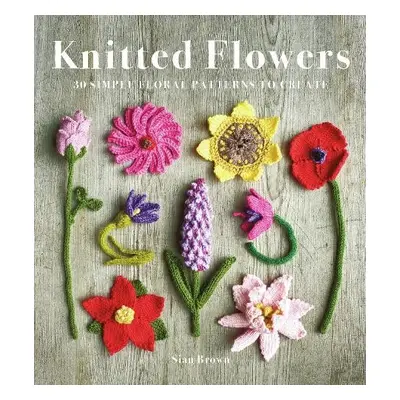 Knitted Flowers - Brown, Sian