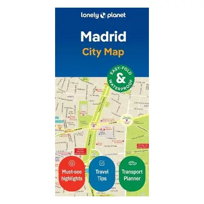 Lonely Planet Madrid City Map - Lonely Planet