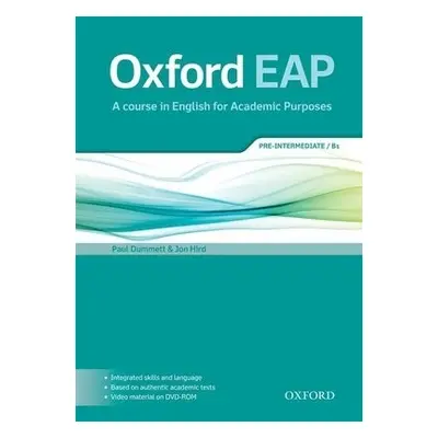 Oxford EAP: Pre-Intermediate/B1: Student's Book and DVD-ROM Pack