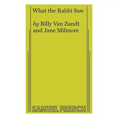 What the Rabbi Saw - Van Zandt, Billy a Milmore, Jane